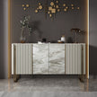 Marble Top Buffet Table With Storage / Ruchi
