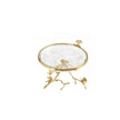 Glass Top Brass Fruit Tray For Party / Ruchi