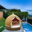 Rattan Round Outdoor Day Bed / Ruchi