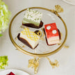 Glass Top Brass Fruit Tray For Party / Ruchi