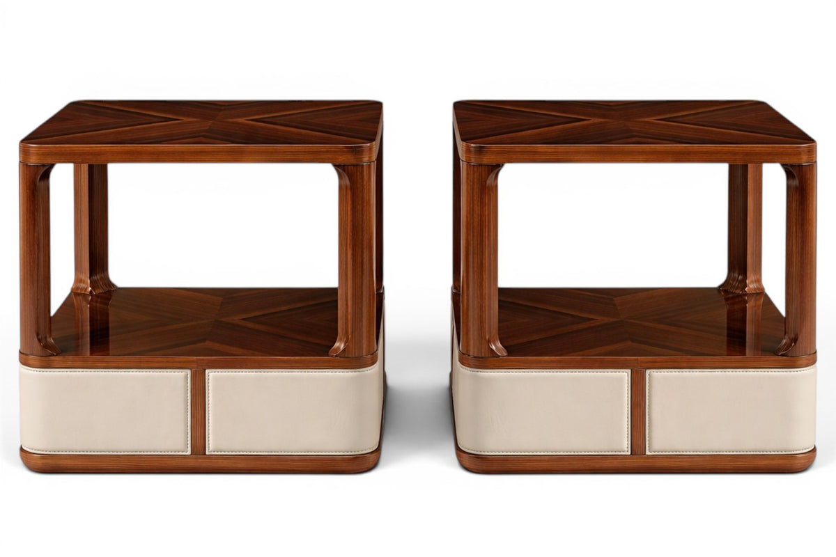 2 Piece Side Tables With Storage