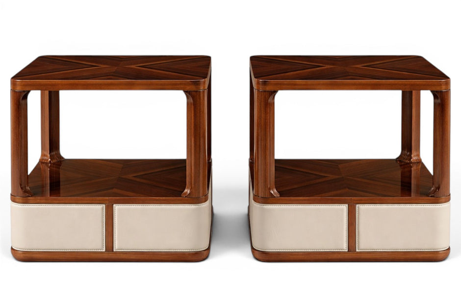 2 Piece Side Tables With Storage