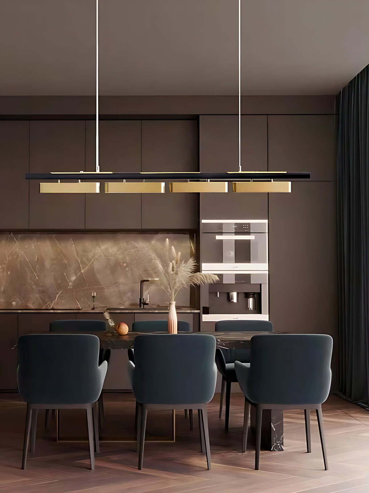 4 Heads LED Modern Pendant Light / Ruchi
