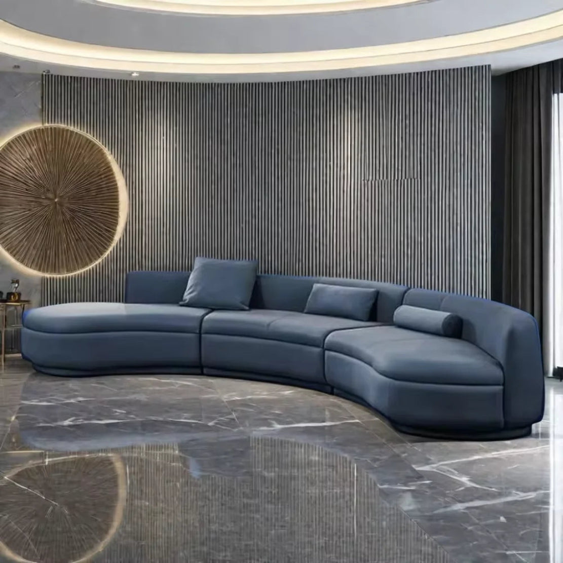 Modular Sectional Sofa With Fabric Upholstery