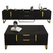 Elegant Wooden Coffee Table And TV Stand Set / Ruchi