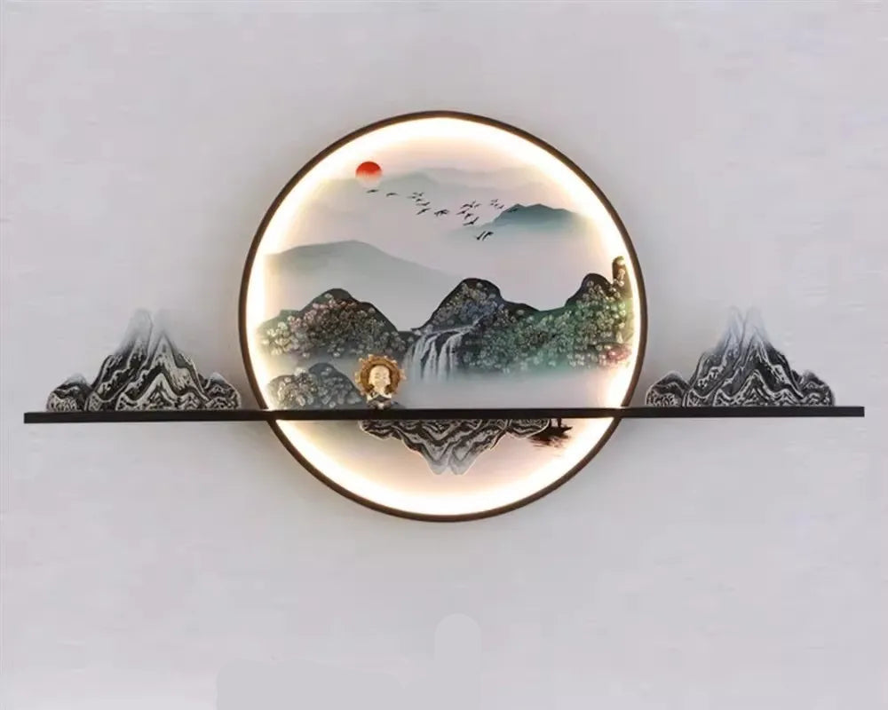 Mountain Valley LED Mural Wall Lamp
