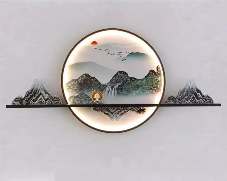Mountain Valley LED Mural Wall Lamp
