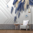Modern Feather Design 3D Wallpaper For Home / Ruchi