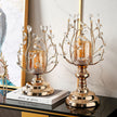 Vintage Metal Candle Holder Glass / Ruchi