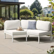 Outdoor Patio Semi-Circular Fabric Sectional Sofa / Ruchi