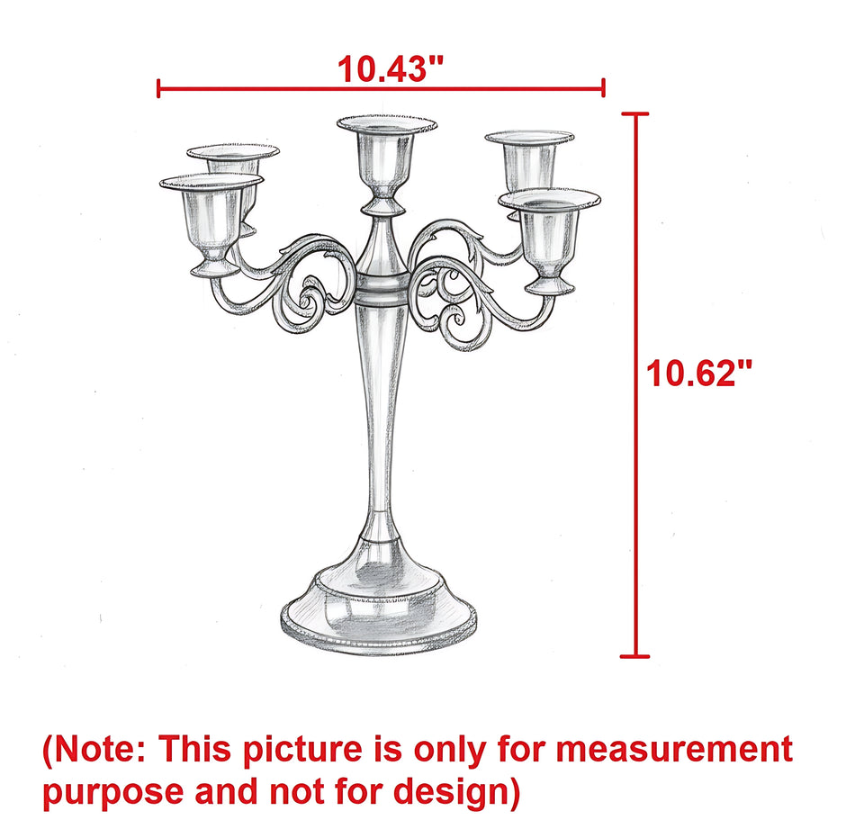 Vintage Metal Candle Holder Centerpiece / Ruchi