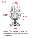 Vintage Metal Candle Holder Glass / Ruchi
