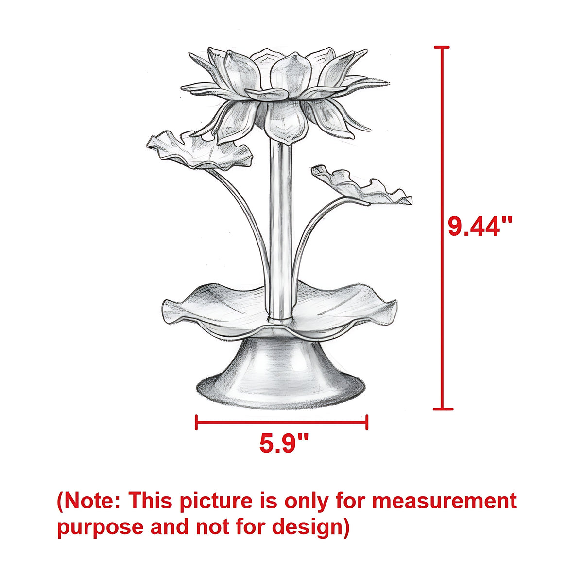 Lotus Design Vintage Metal Candle Holders / Ruchi