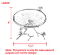Glass Top Brass Fruit Tray For Party / Ruchi