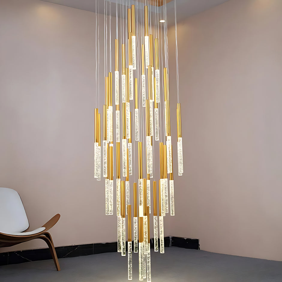 Large LED Multi Light Pendant Chandelier / Ruchi