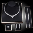 Exquisitely Crafted Crystal Metal Jewelry Set / Ruchi