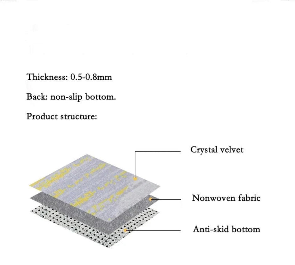 Cashmere Non Slip Rug For Living Room