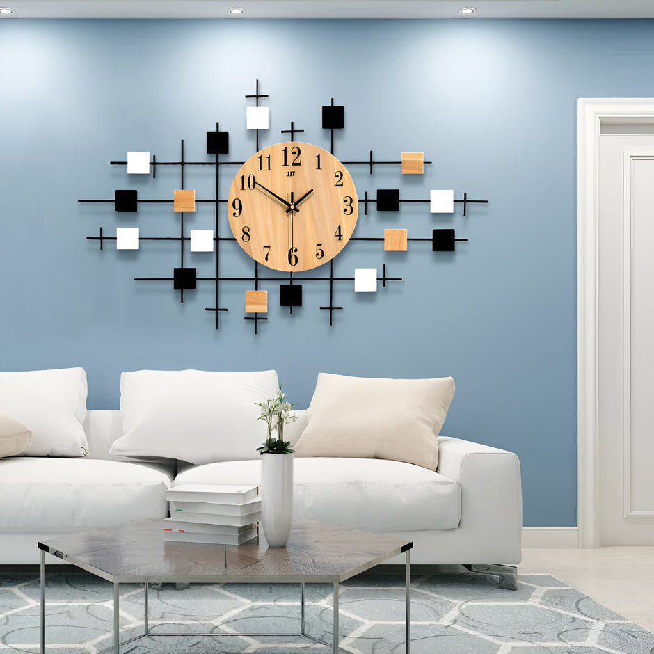 Minimalist Large Acrylic Wall Clock / Ruchi