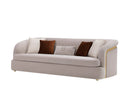 Luxurious 3 Pieces Velvet Fabric Sofa Set / Ruchi