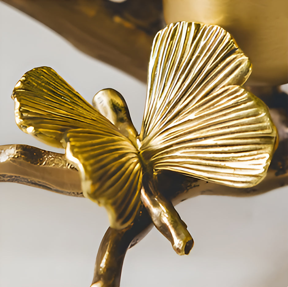 Nature Butterfly Design Brass Candle Holder / Ruchi