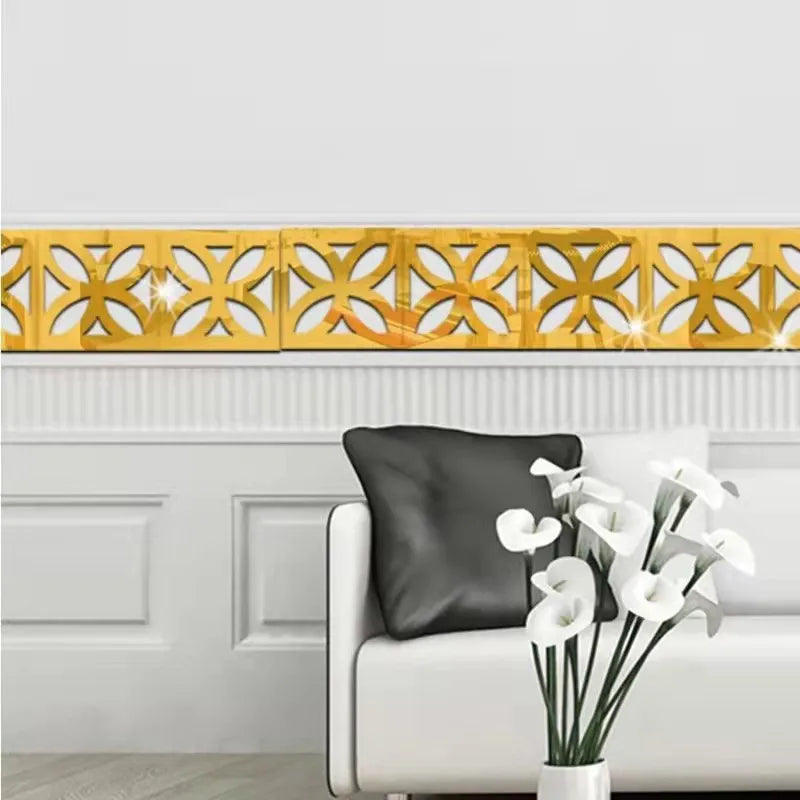 Modern Reflective Wall Sticker For Living Room