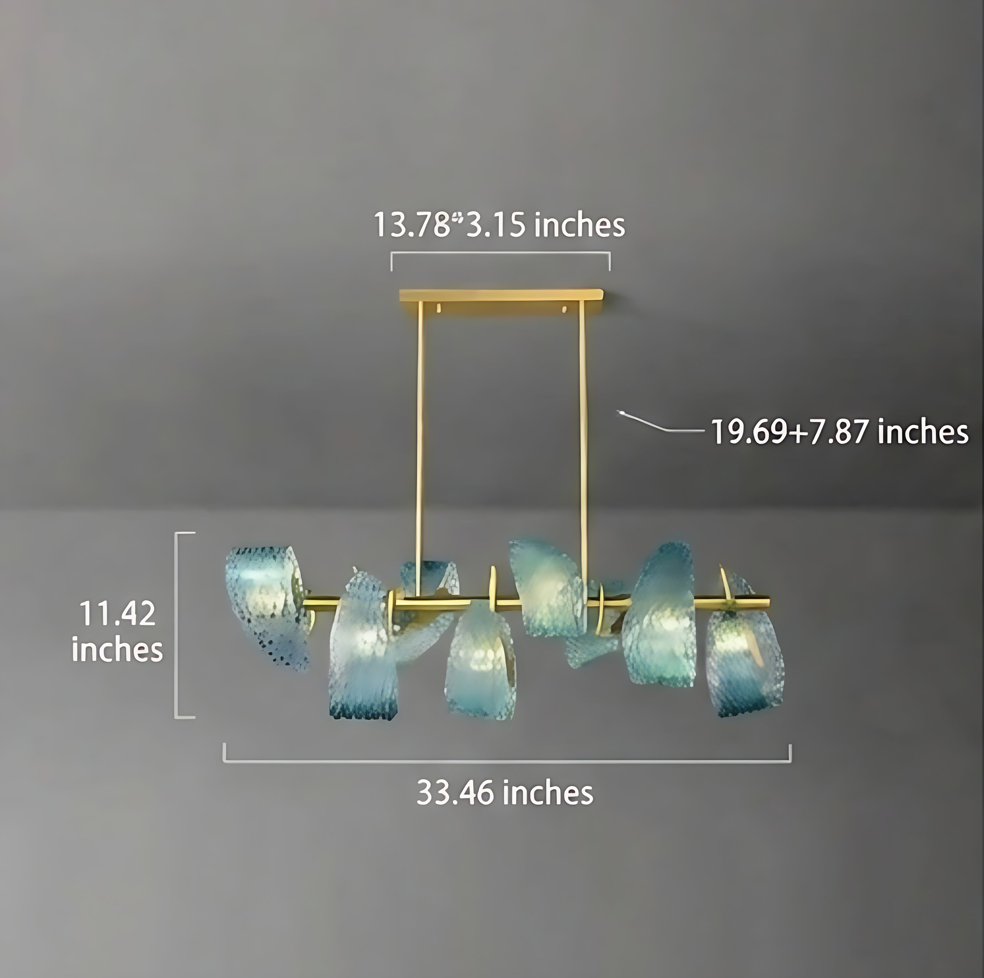 Gold Design LED Pendant Lamp / Ruchi