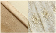 Polyester Tulle Window Curtain With Flower Embroidery / Ruchi
