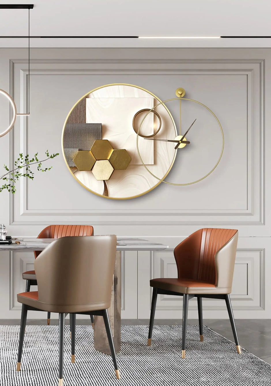 Modern Wall Clock For Living Room / Ruchi