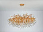 Modern Crystal LED Chandelier For Dining Room / Ruchi