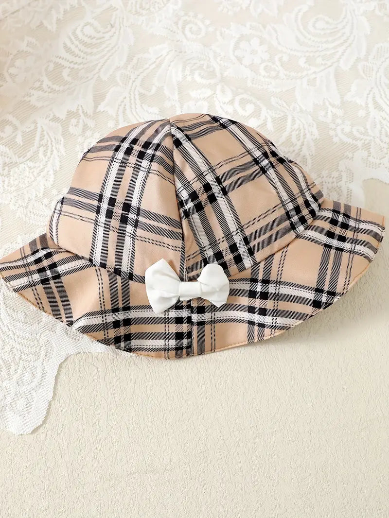 Cute Plaid Design Summer Comfy Polyester Outfit Set / Ruchi 