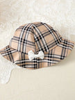 Cute Plaid Design Summer Comfy Polyester Outfit Set / Ruchi