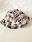 Cute Plaid Design Summer Comfy Polyester Outfit Set / Ruchi 