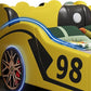 LED Car Leather Kids Bed With Storage / Ruchi