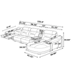 Comfy Electric Reclining Leather Sofa / Ruchi