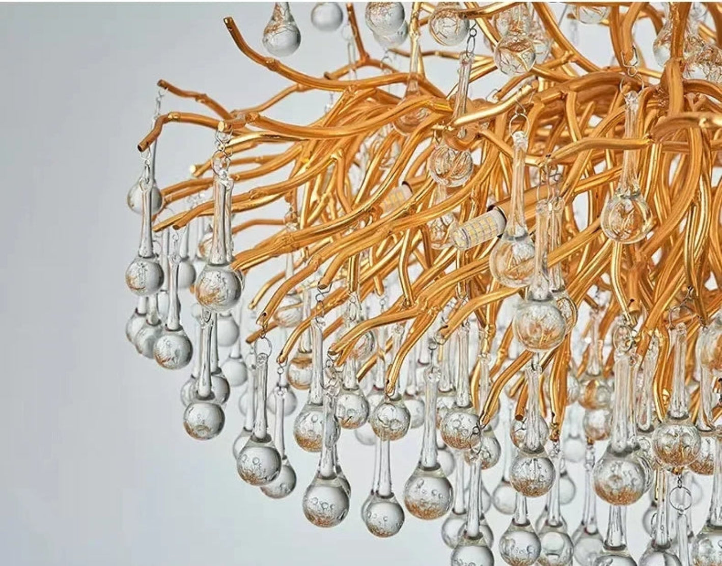 Luxury Crystal LED Ceiling Chandelier / Ruchi