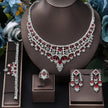 Women's Metallic Earring And Necklace Set / Ruchi