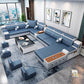 U-Shaped Sectional Sofa Set