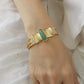 Aventurine Stone Carved Layered Chain Bracelet Jewelry Design / Ruchi