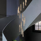 Elegant LED Tube Staircase Pendant Light / Ruchi