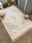 Traditional Large Rectangular Area Rug / Ruchi