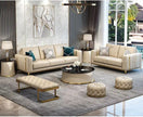Luxury Leather Sofa Set For Living Room / Ruchi