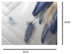 Modern Feather Design 3D Wallpaper For Home / Ruchi