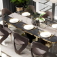 Marble Top Dining Table Set For 8 / Ruchi