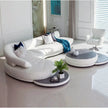 Genuine Leather Sectional Sofa With Chaise / Ruchi