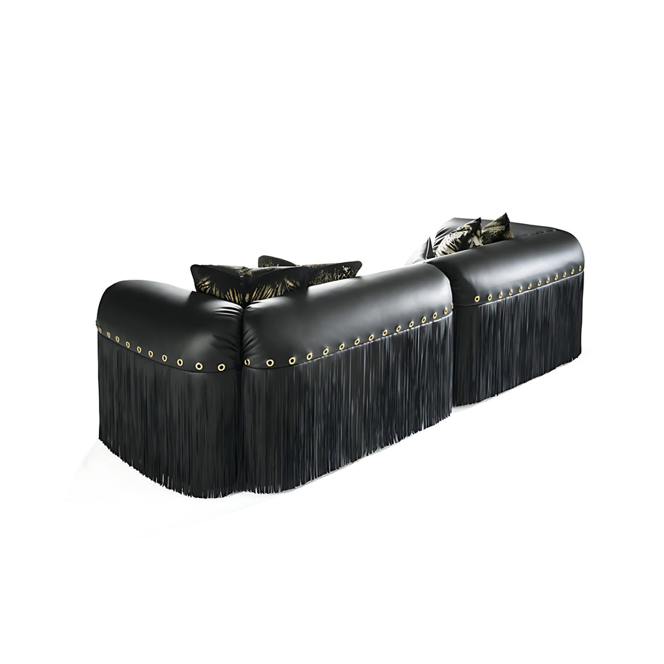 Italian Style Leather Sofa / Ruchi