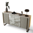 Marble Top Buffet Table With Storage / Ruchi