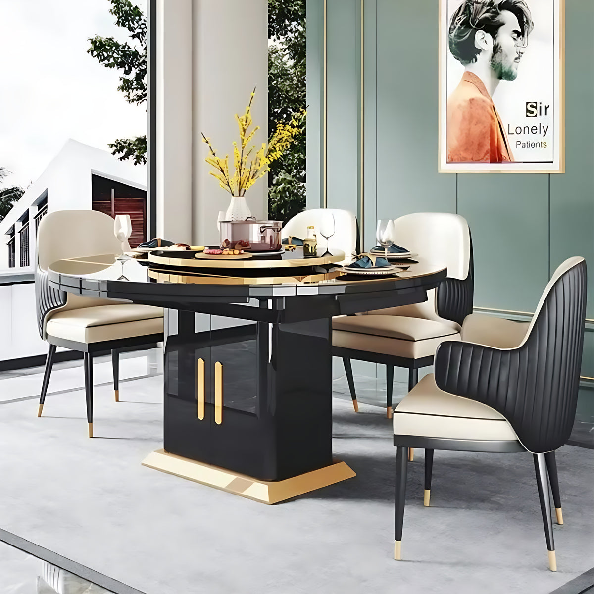 Smart-Heating Extendable Dining Table Set / Ruchi