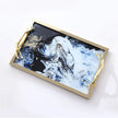 Metal Serving Tray With Handles / Ruchi