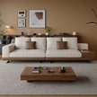 Traditional Japanese Style Leather Sofa Set
