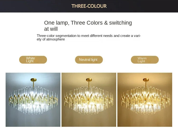 Contemporary Glorious LED Crystal Chandelier